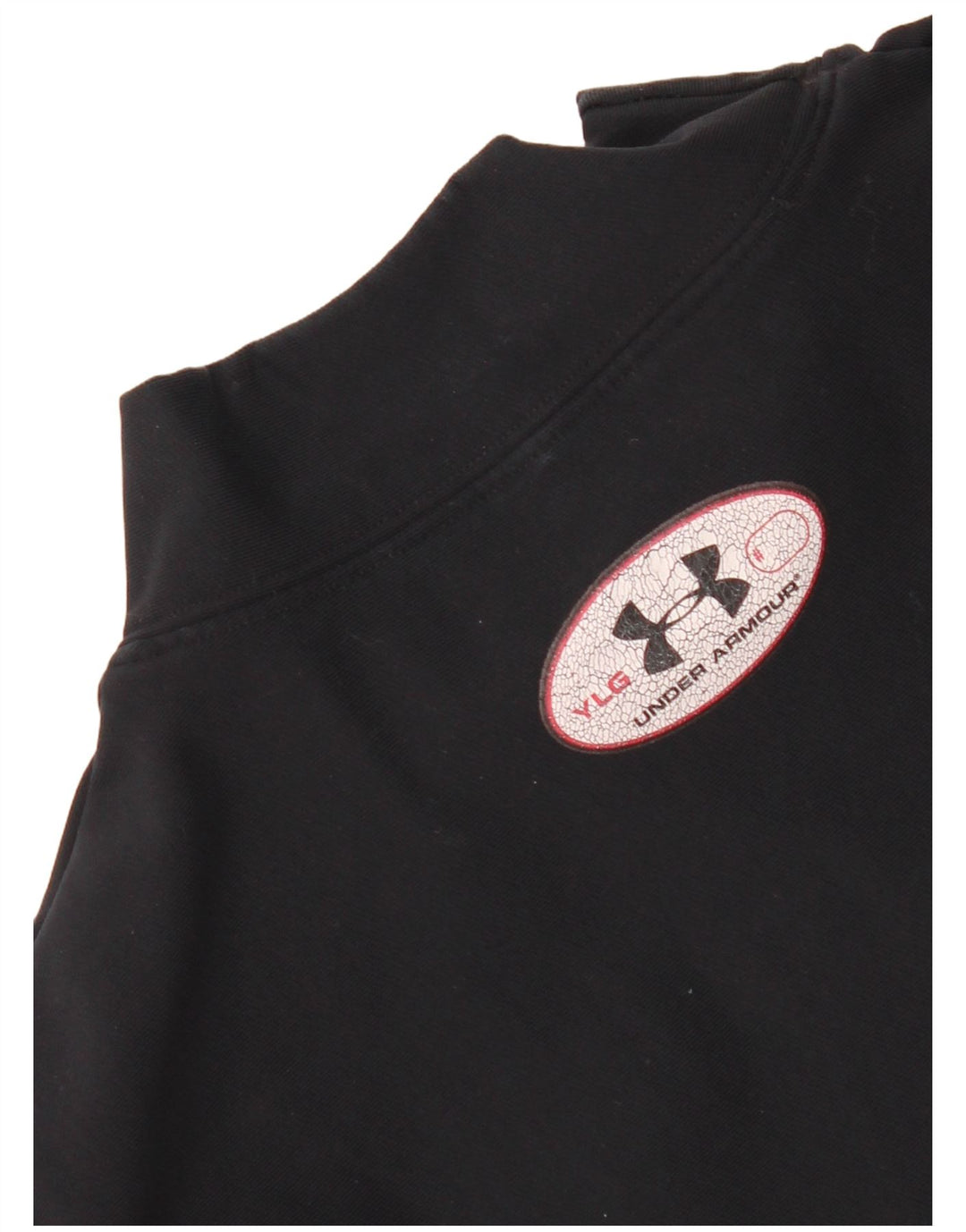 Under Armour Girls Top Long Sleeve 11-12 Years Large Black