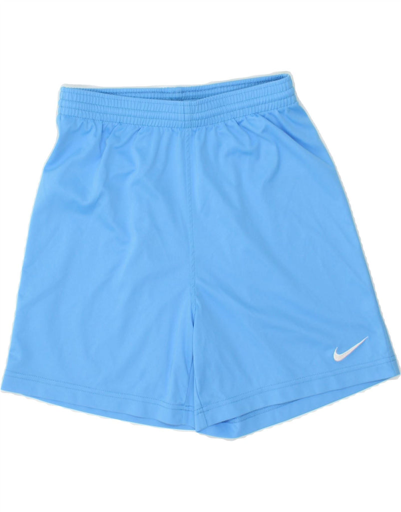 NIKE Boys Sport Shorts 13-14 Years XL Blue Polyester | Vintage Nike | Thrift | Second-Hand Nike | Used Clothing | Messina Hembry 