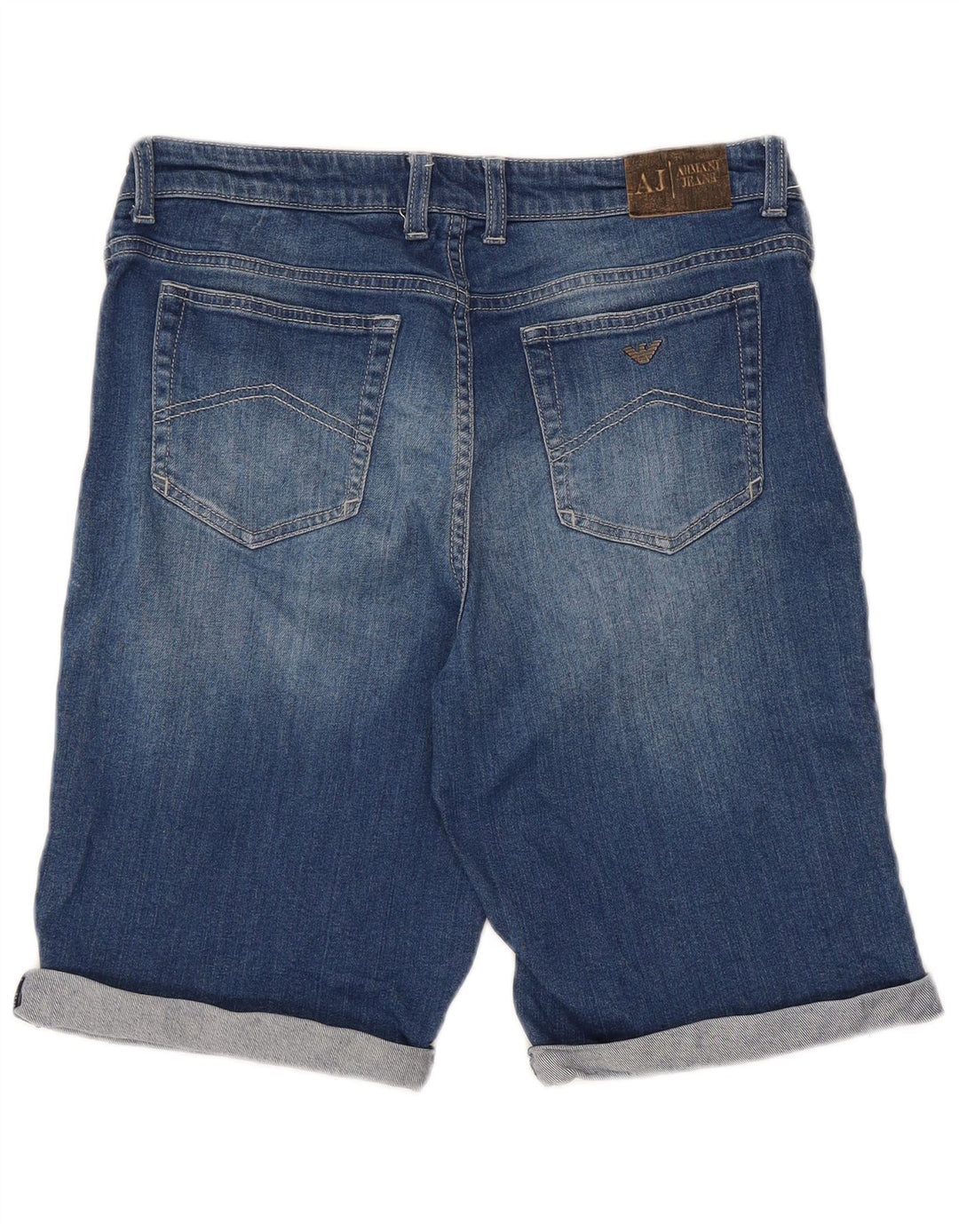 Armani Junior Boys Denim Shorts 15-16 Years W32 Blue Cotton