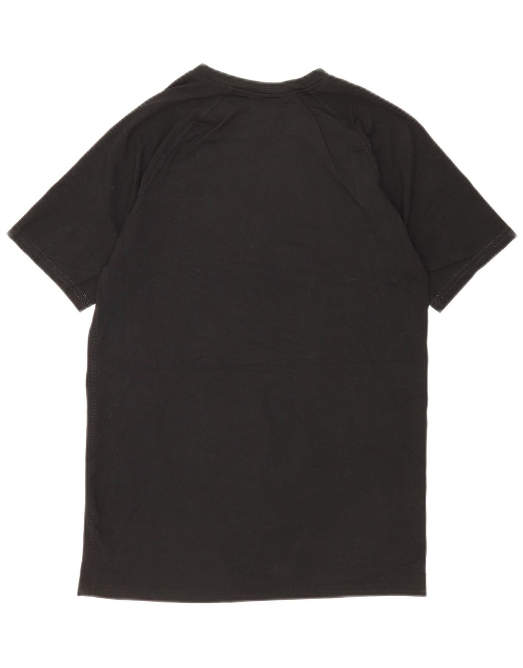 Russell Athletic Mens Dri-Power T-Shirt Top UK 38/40 Medium Black Polyester