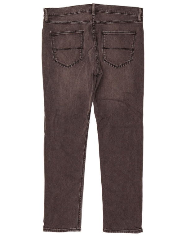 Marks & Spencer Mens Slim Jeans W34 L31 Grey Cotton