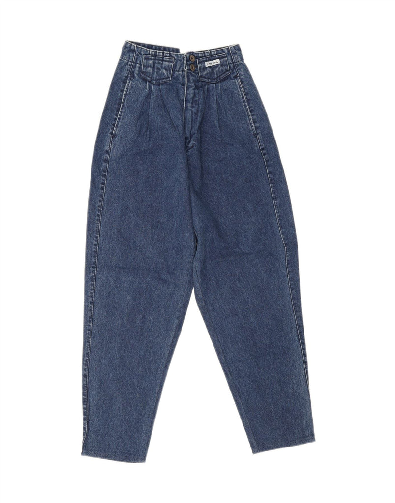 VINTAGE Womens Lucia Fit High Waist Jeans W28 L26 Blue Cotton Vintage Vintage and Second-Hand Vintage from Messina Hembry 