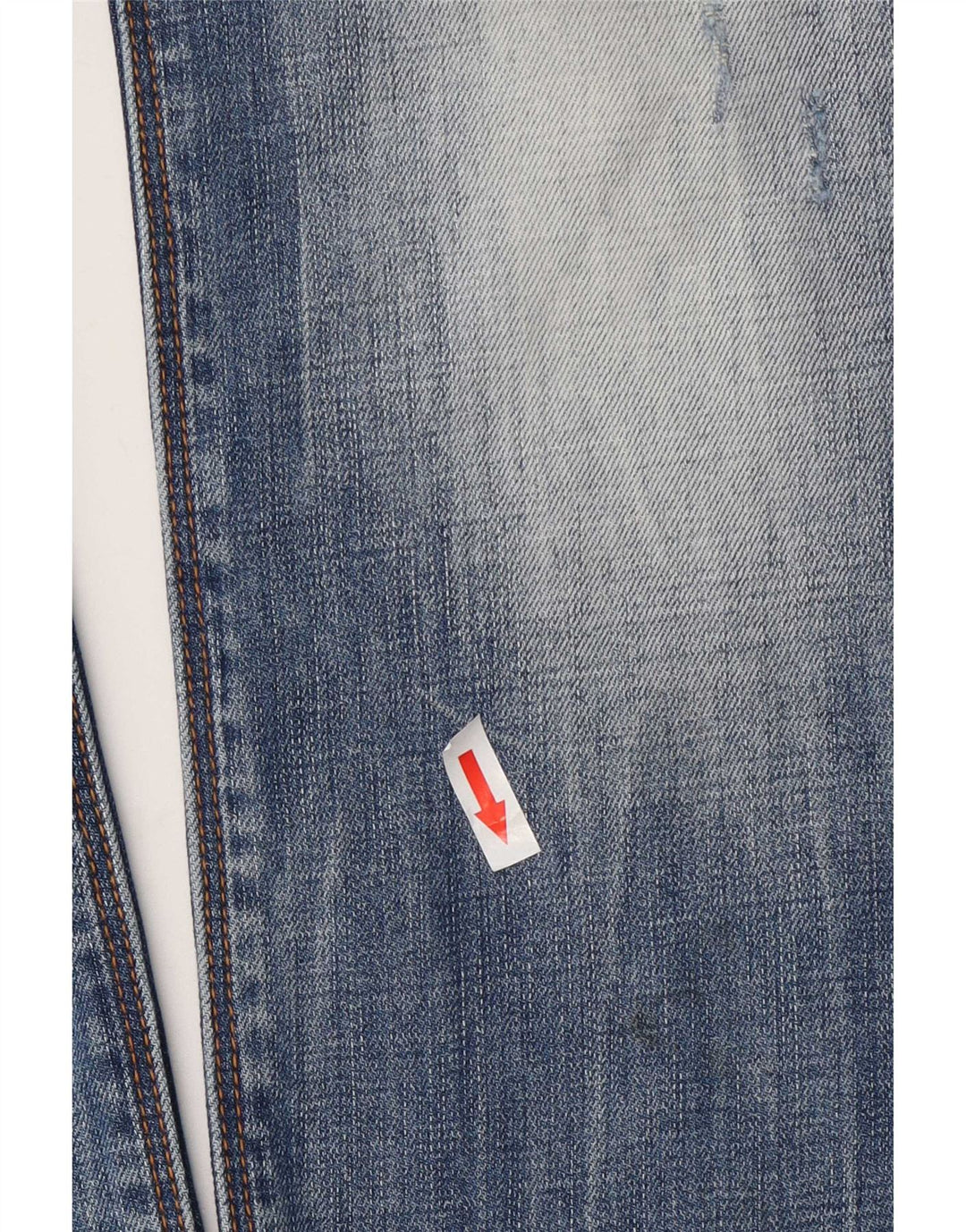 Superdry Mens Corporal Distressed Slim Jeans W31 L32 Blue Cotton