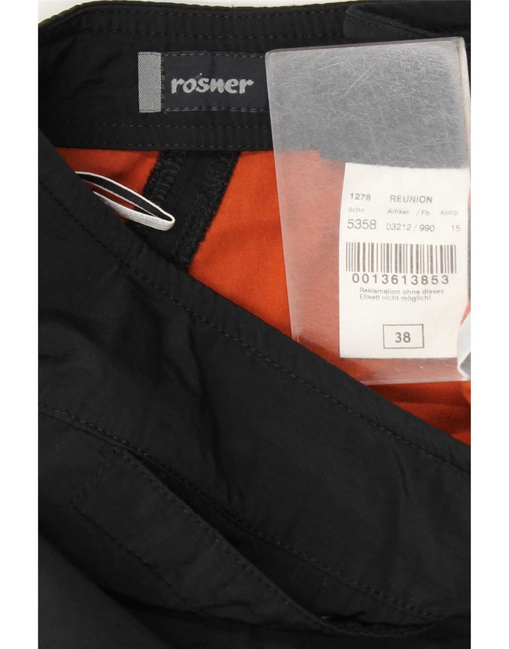 Rosner Womens Maxi Skirt EU 38 Medium W30 Black Cotton
