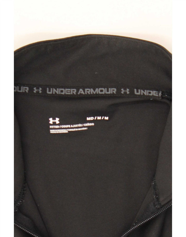 Under Armour Mens Tracksuit Top Jacket Medium Black