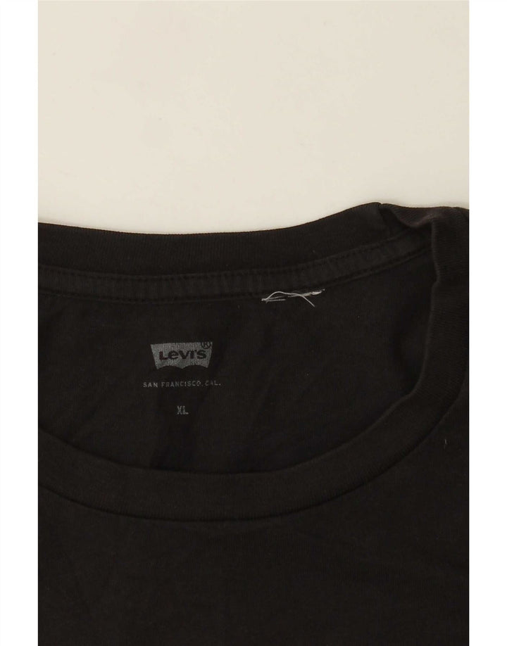 Levi's Mens Graphic T-Shirt Top XL Black