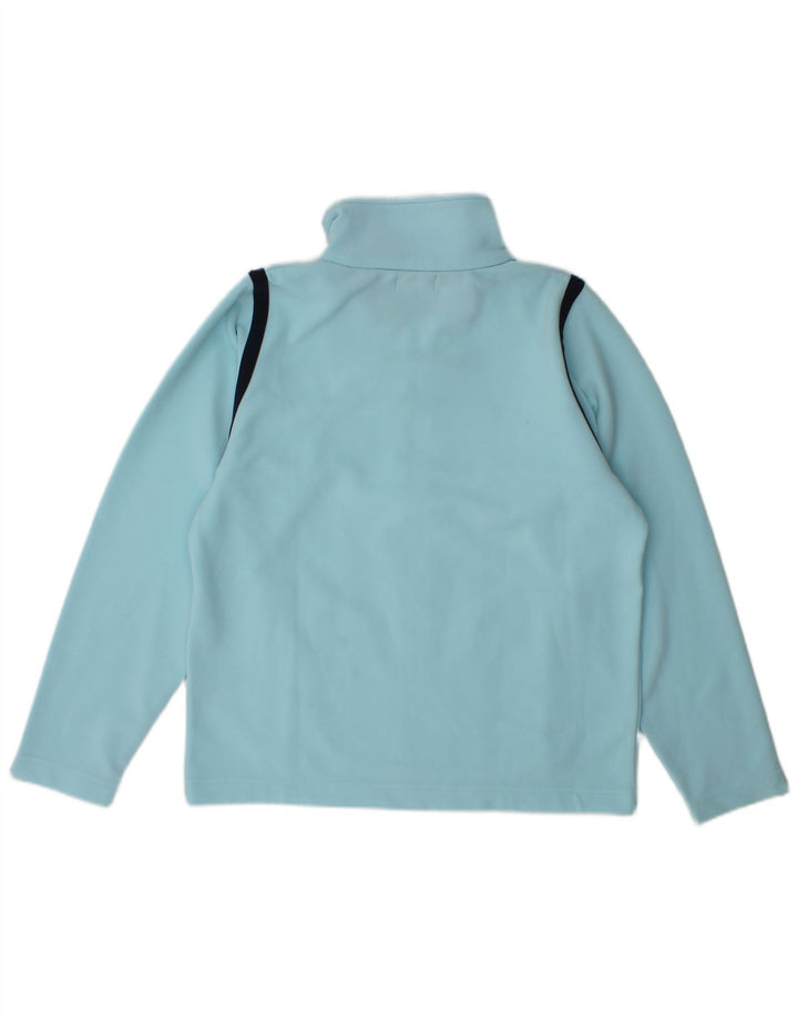 Kappa Womens Tracksuit Top Jacket UK 14 Medium Blue Colourblock Polyester