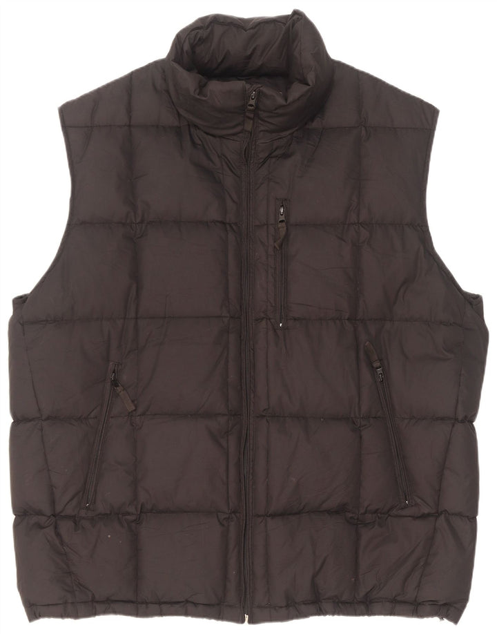 Icepeak Mens Padded Gilet EU 58 4XL Black Polyamide