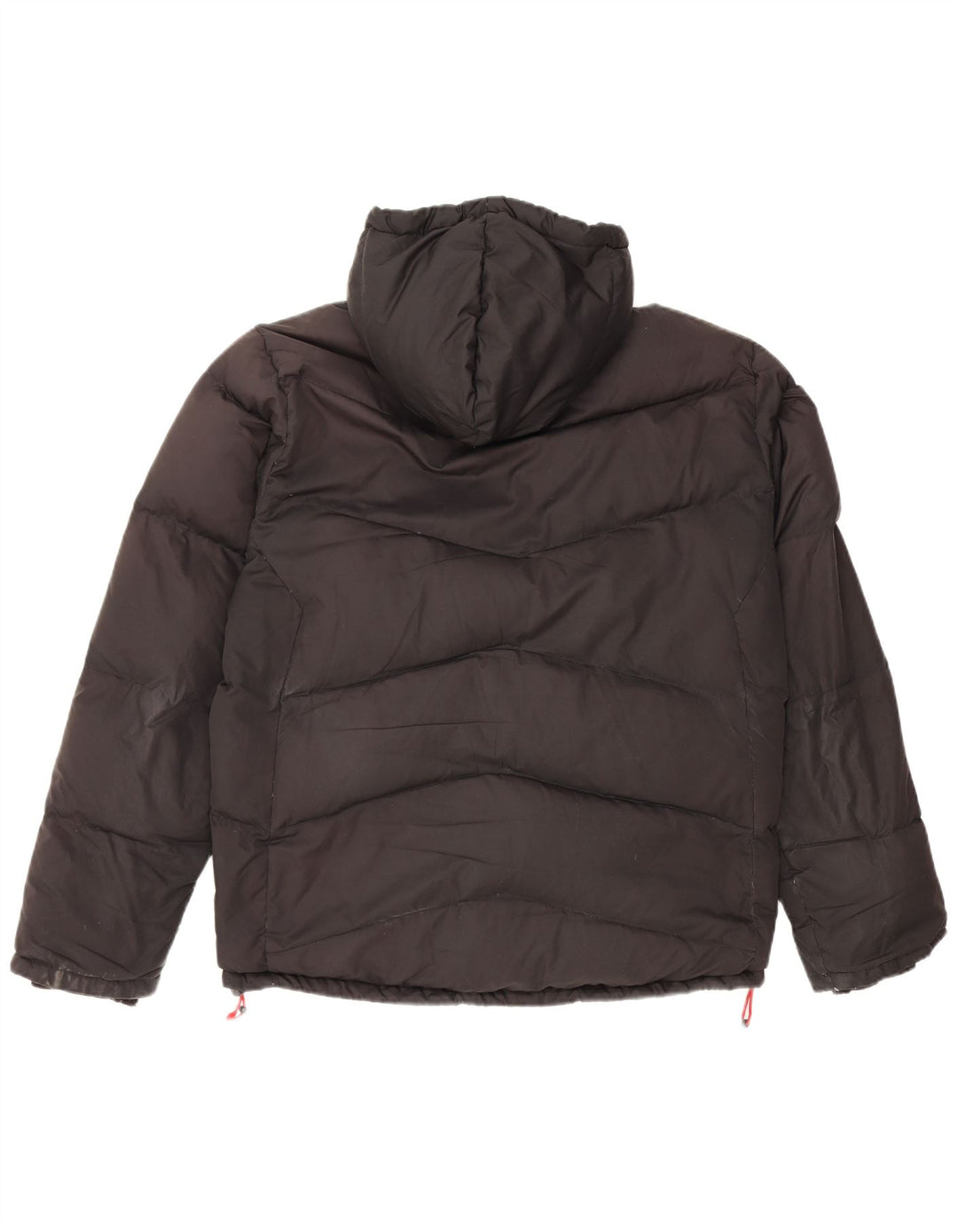 TIMBERLAND Mens Hooded Padded Jacket UK 38 Medium Black Polyester