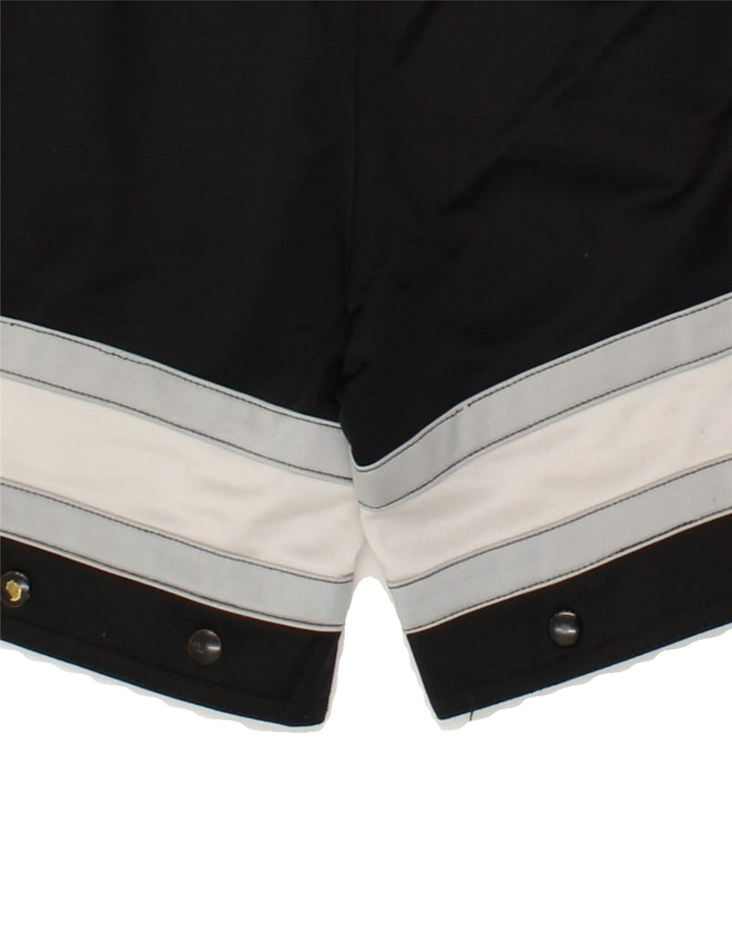 LOTTO Mens Sport Shorts Size 38/40 Medium Black Colourblock Polyester | Vintage Lotto | Thrift | Second-Hand Lotto | Used Clothing | Messina Hembry 