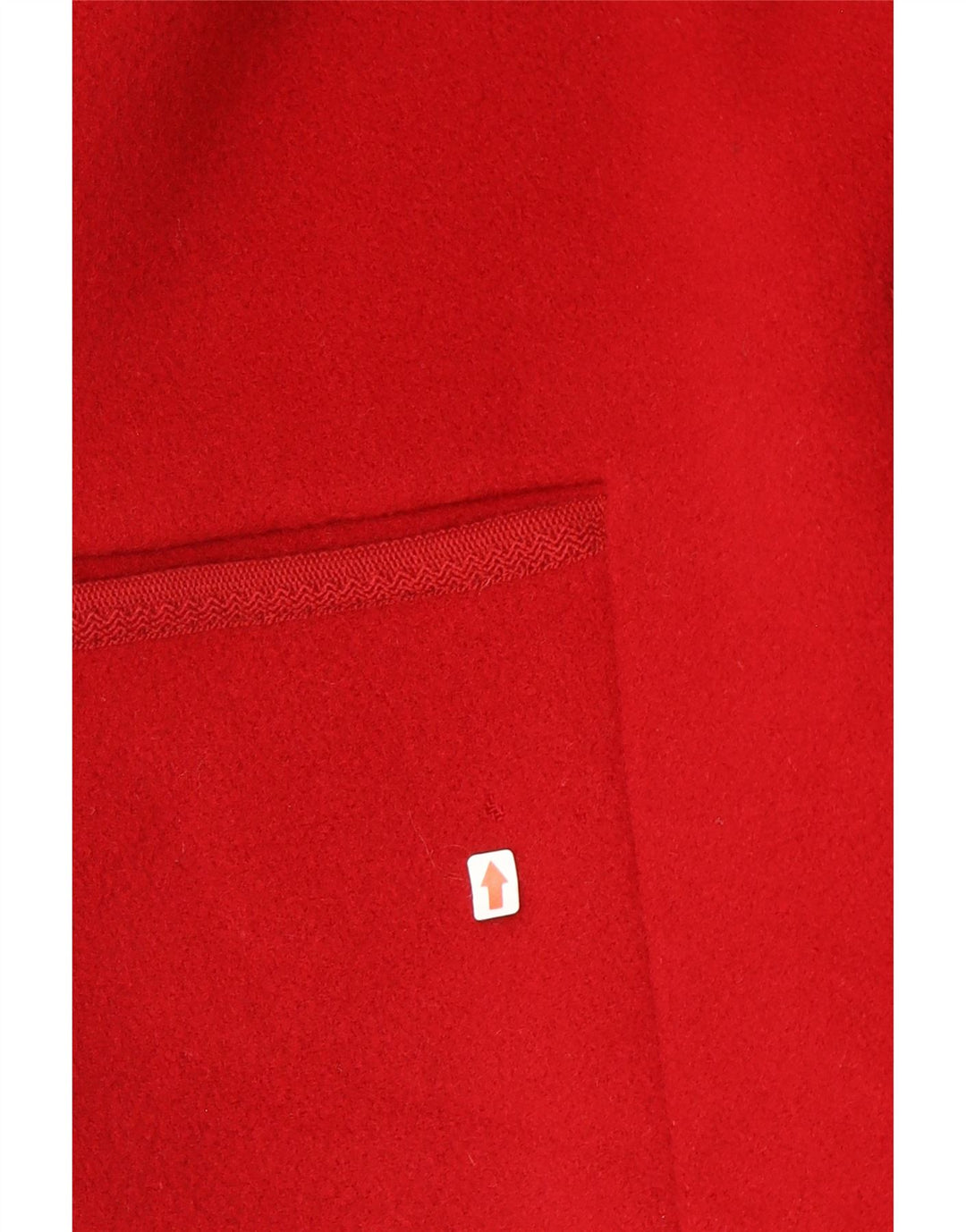 Genny Womens 3 Button Oversized Blazer Jacket UK 10 Small Red Wool