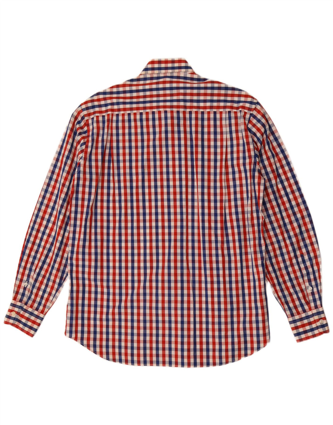 Paul & Shark Mens Shirt Size 39 Medium Multicoloured Gingham Cotton