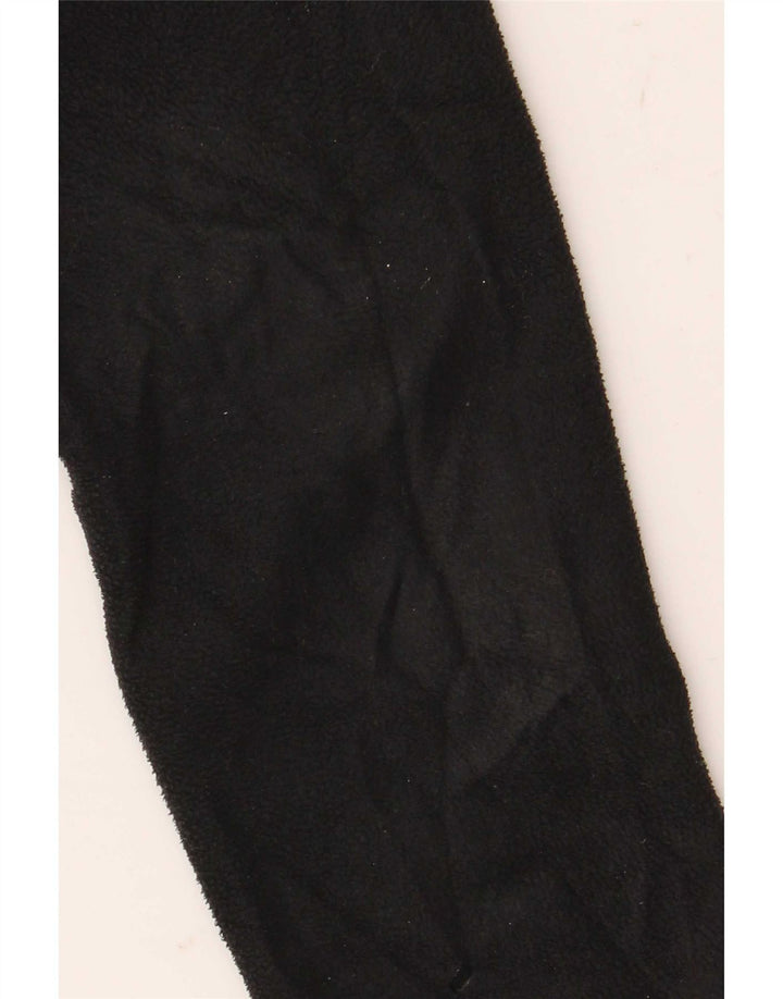 Marks & Spencer Womens Fleece Jacket UK 12 Medium Black Polyester