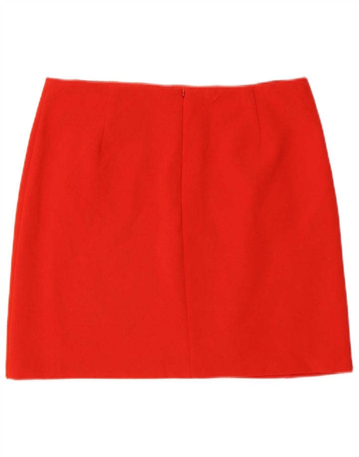 Marks & Spencer Womens Mini Skirt UK 12 Medium W30  Red Polyester