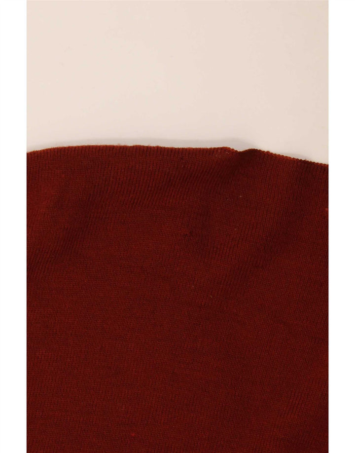 Marks & Spencer Womens Longline Cardigan Sweater UK 12 Medium Brown