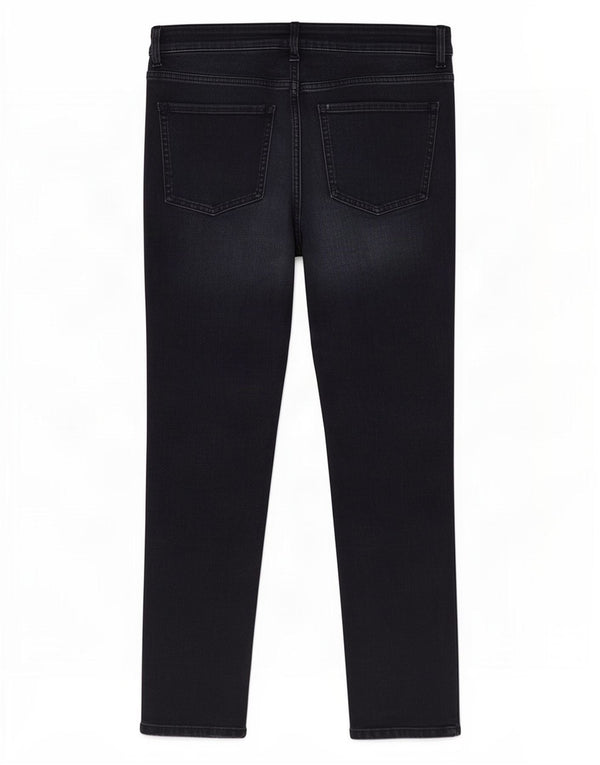 Marks & Spencer Womens Slim Jeans UK 14 Large W32 L26 Navy Blue Cotton