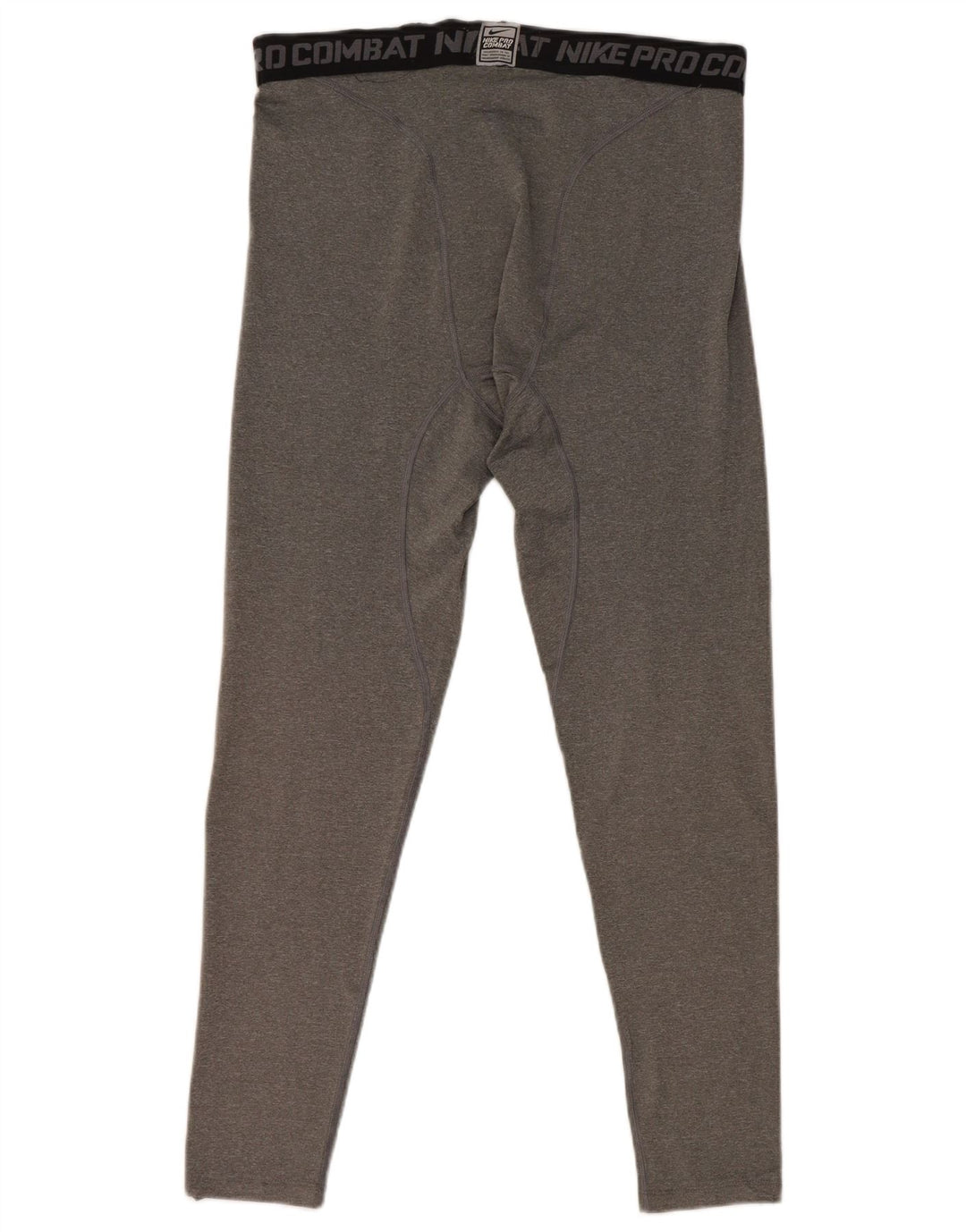 Nike Mens Compression Graphic Crop Leggings 2XL Grey Colourblock