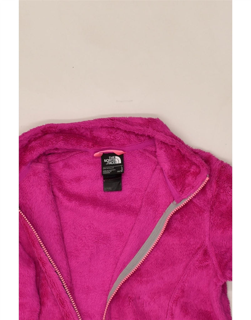 THE NORTH FACE Girls Fleece Jacket 14-15 Years Large Pink Polyester | Vintage The North Face | Thrift | Second-Hand The North Face | Used Clothing | Messina Hembry 