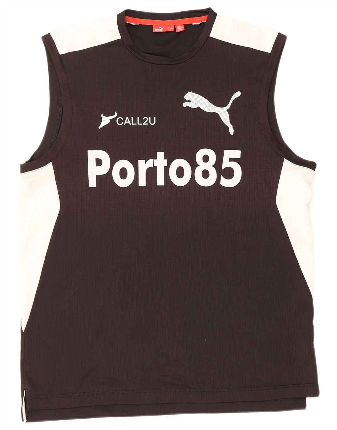 Puma Mens Graphic Vest Top Large Black Colourblock