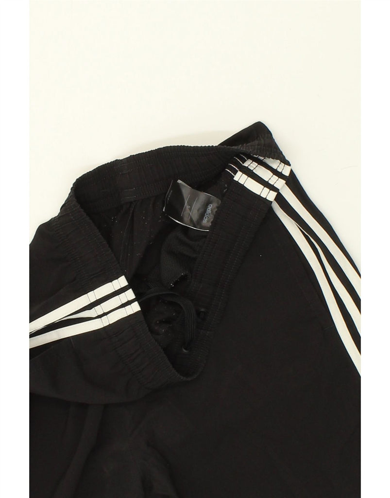 ADIDAS Mens Sport Shorts Small Black Polyester | Vintage Adidas | Thrift | Second-Hand Adidas | Used Clothing | Messina Hembry 