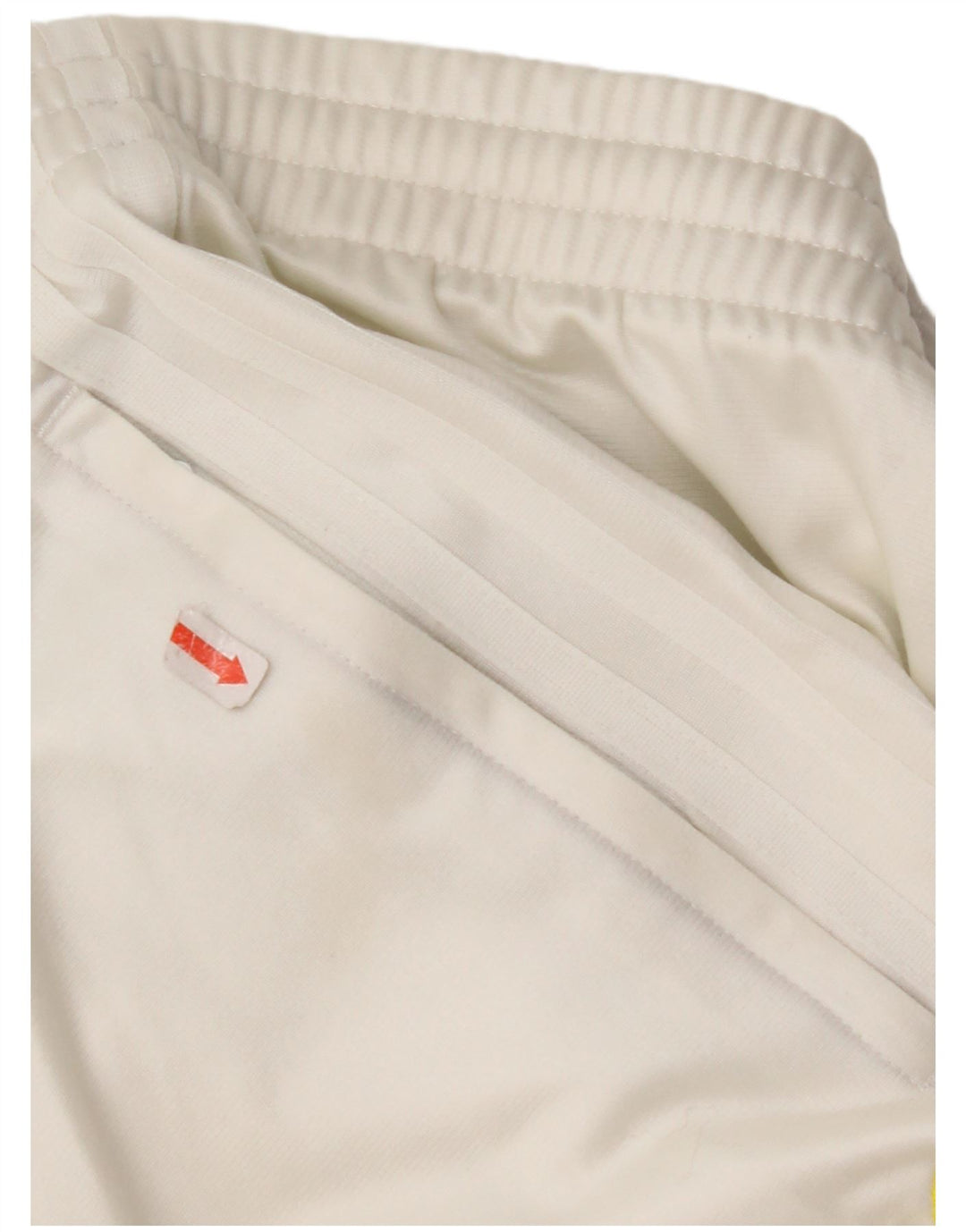 ADIDAS Mens Tracksuit Trousers Medium  White Polyester