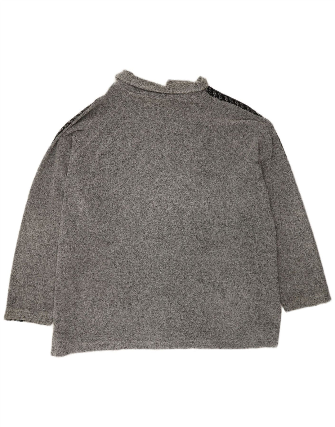 Asics Mens Graphic Tracksuit Top Jacket XL Grey Cotton