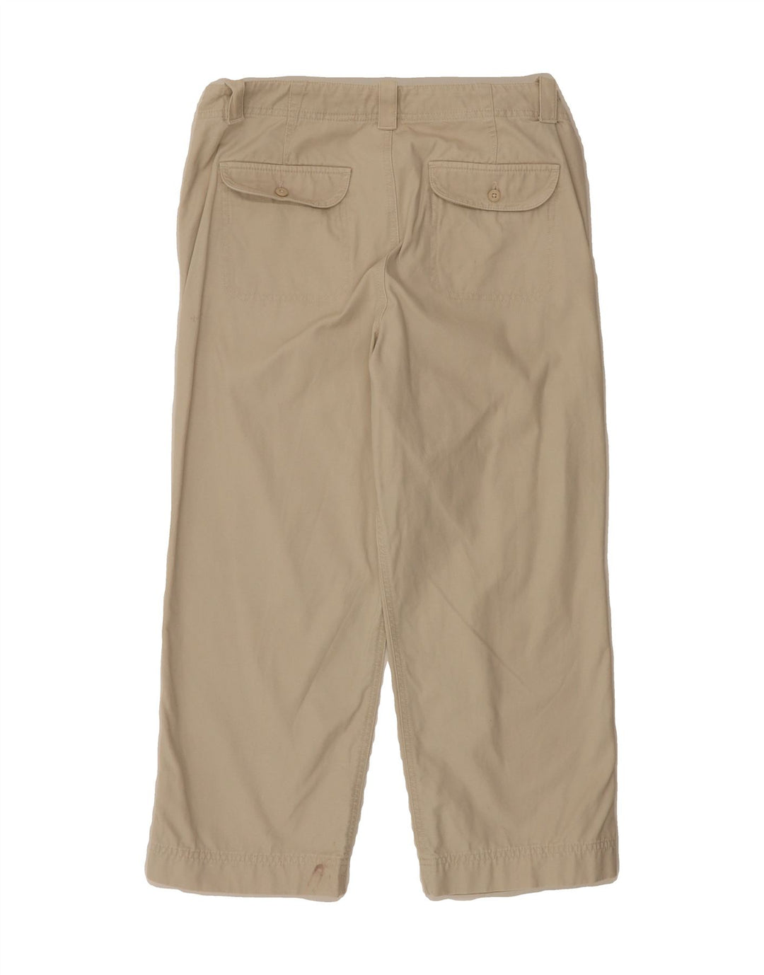 EDDIE BAUER Womens Vashon Fit Cropped Trousers US 8 Medium W30 L24 Beige Vintage Eddie Bauer and Second-Hand Eddie Bauer from Messina Hembry 