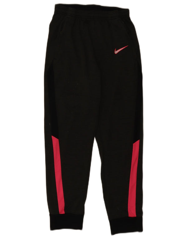 Nike Girls Tracksuit Trousers 13-14 Years XL Grey Colourblock Sports