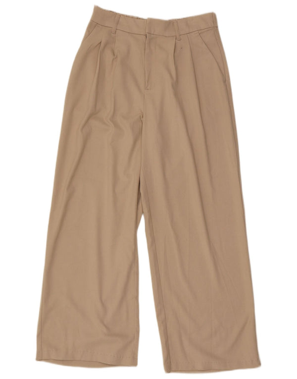 Hollister Womens Livvy High Waist Casual Trousers Medium W30 L27 Beige