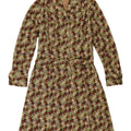 Vintage Womens A-Line Dress UK 12 Medium Multicoloured Houndstooth