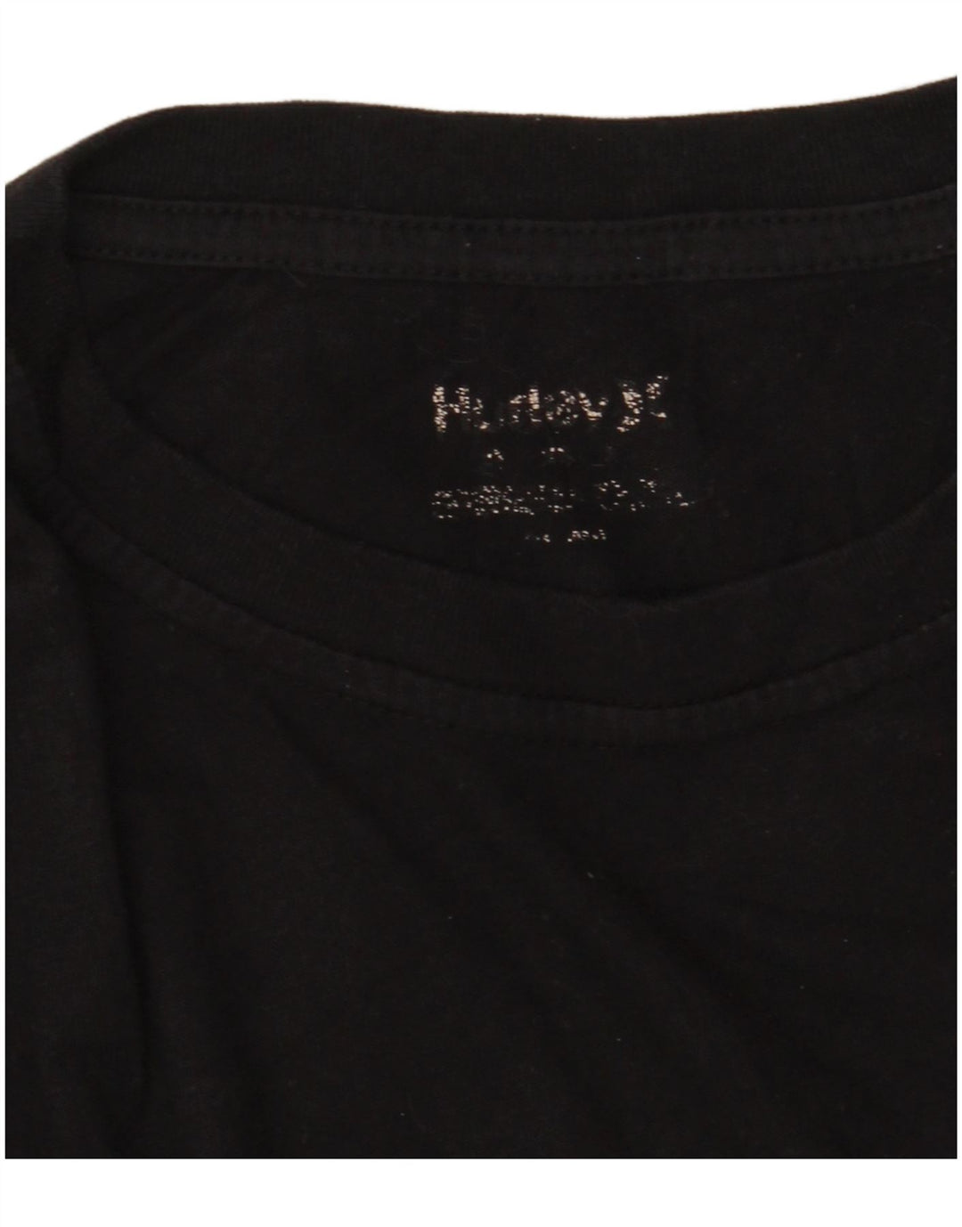 Hurley Mens Graphic T-Shirt Top Small Black