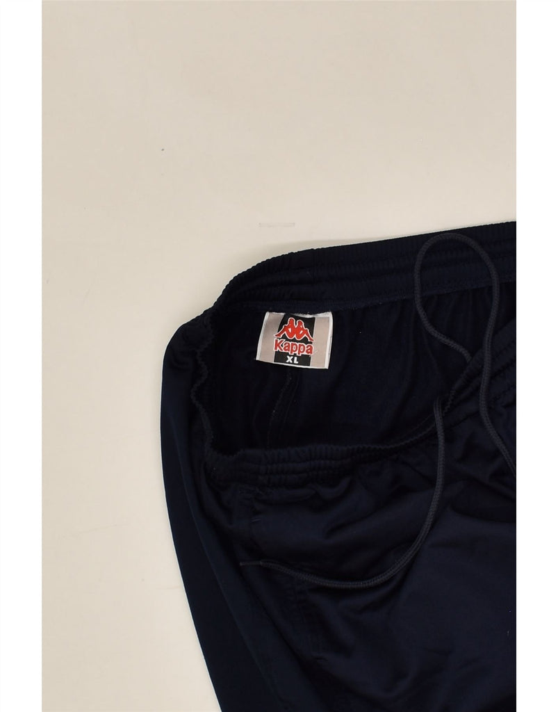 KAPPA Mens Tracksuit Trousers XL Navy Blue Polyester | Vintage Kappa | Thrift | Second-Hand Kappa | Used Clothing | Messina Hembry 