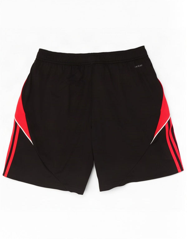 Adidas Mens Aeroready Regular Fit Sport Shorts XL Black Colourblock