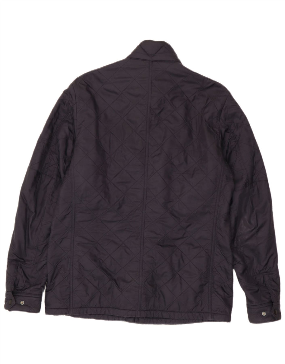Barbour Mens Quilted Jacket UK 40 Large Navy Blue Polyamide