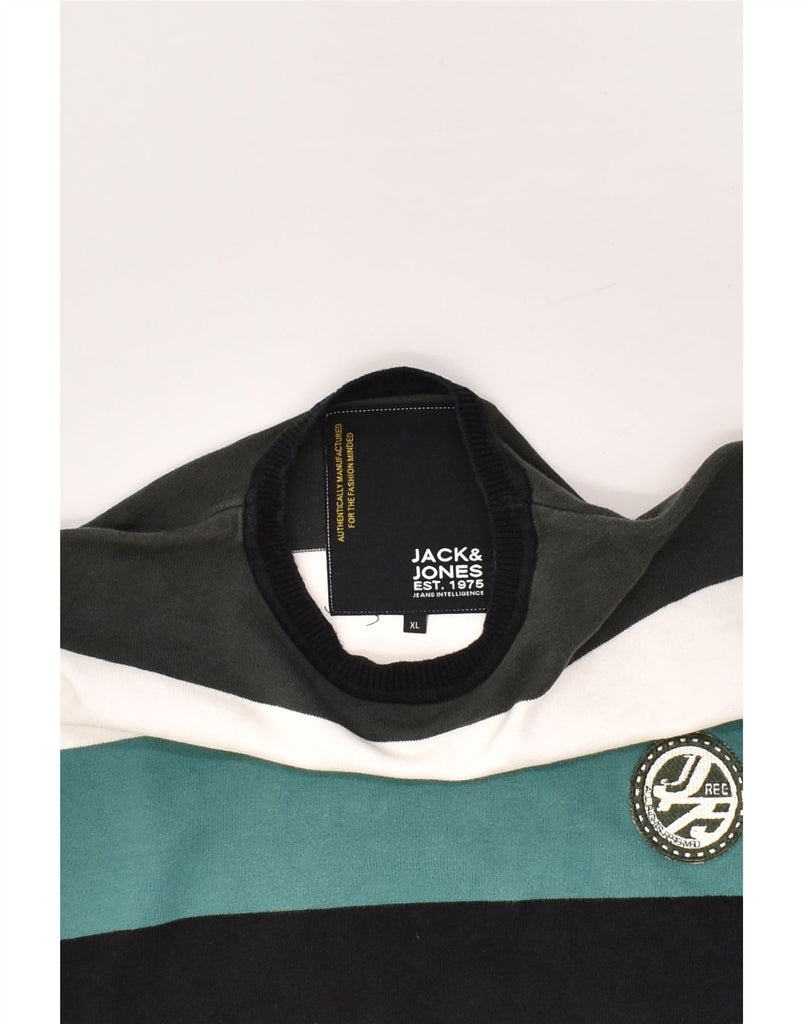 JACK & JONES Mens Slim Fit Crew Neck Jumper Sweater XL Multicoloured | Vintage Jack & Jones | Thrift | Second-Hand Jack & Jones | Used Clothing | Messina Hembry 