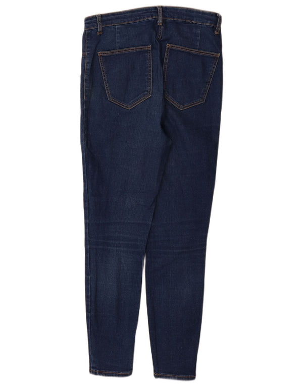 Zara Womens Skinny Jeans EU 42 Large W32 L29 Navy Blue
