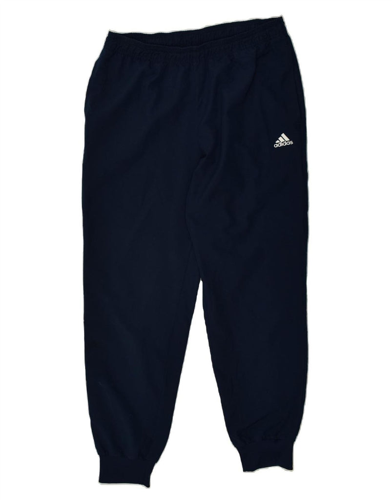 ADIDAS Mens Tracksuit Trousers Joggers Large Navy Blue | Vintage Adidas | Thrift | Second-Hand Adidas | Used Clothing | Messina Hembry 