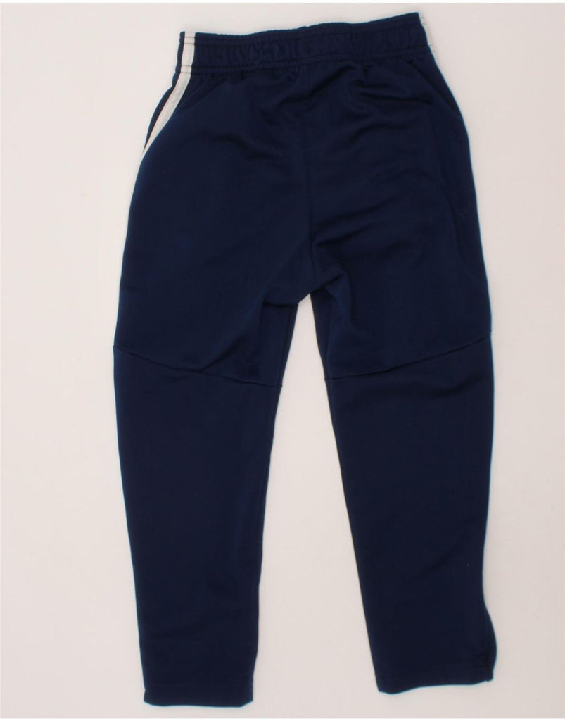 ADIDAS Boys Tracksuit Trousers Joggers 5-6 Years  Navy Blue Polyester Vintage Adidas and Second-Hand Adidas from Messina Hembry 
