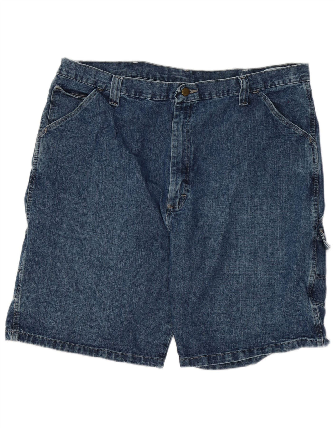 Wrangler Mens Cargo Denim Shorts W40 XL Blue Cotton