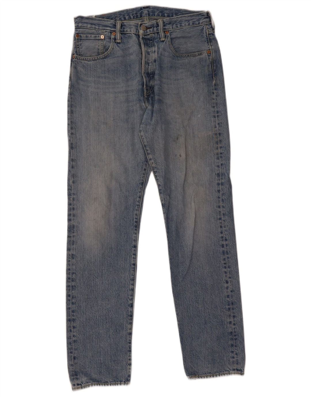 Levi's Mens 501 CT Straight Jeans W30 L32 Blue Cotton