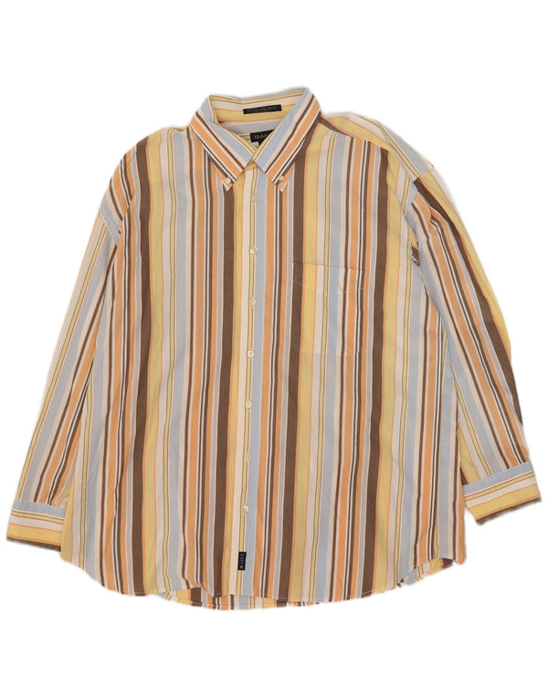 Gant Mens Dress Fit Shirt 2XL Multicoloured Striped Cotton