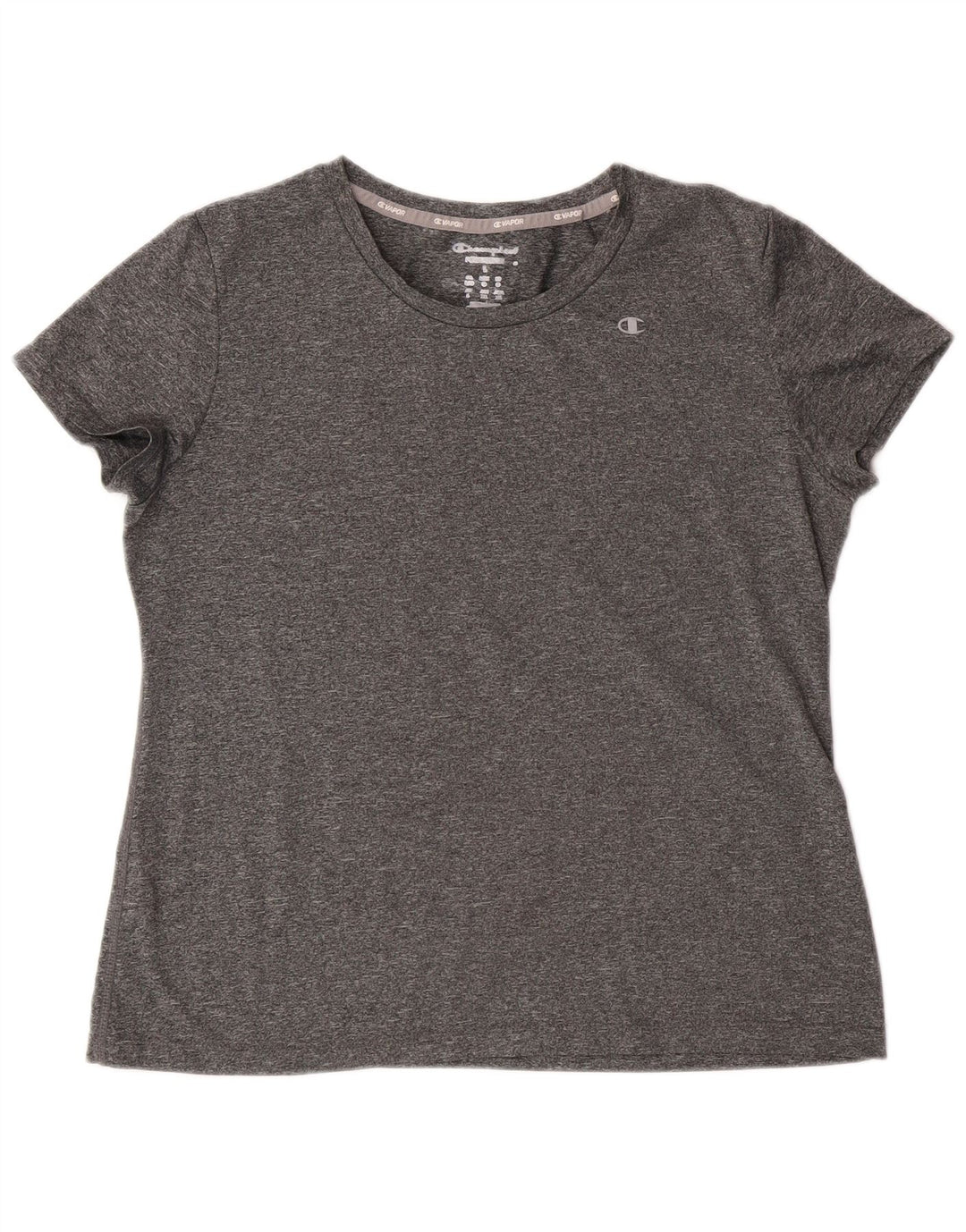 Champion Womens T-Shirt Top UK 16 Large Grey Polyester