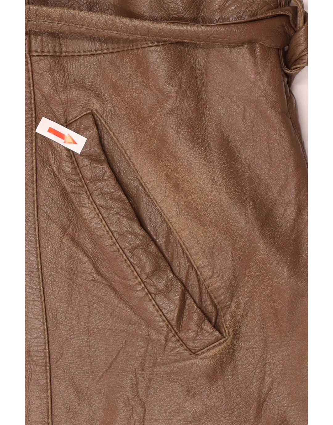Vintage Mens Classic Fit Leather Jacket UK 40 Large Brown