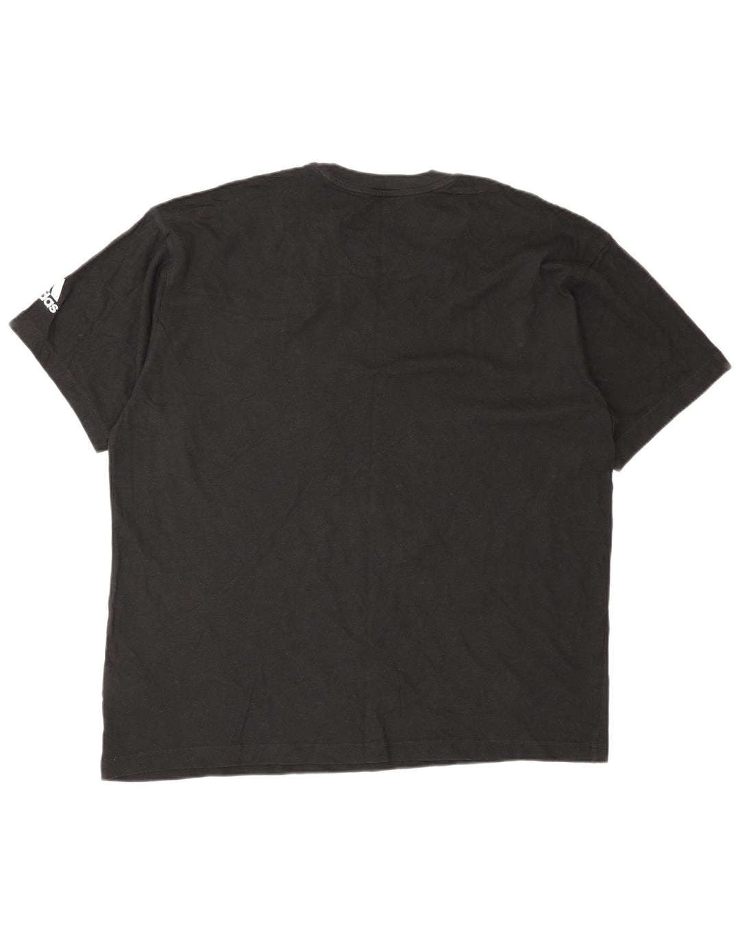 Adidas Mens Graphic T-Shirt Top Large Black Cotton