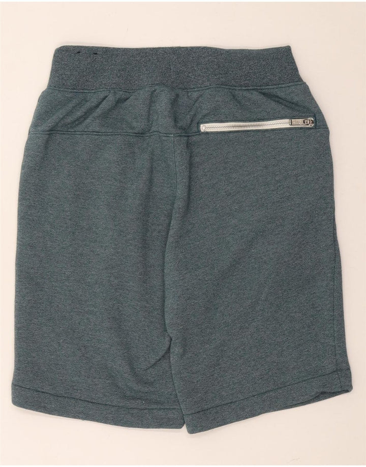 NIKE Mens Sport Shorts Small Green Cotton