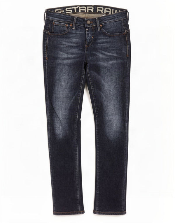 G-Star Womens Slim Jeans W28 L32 Blue Cotton