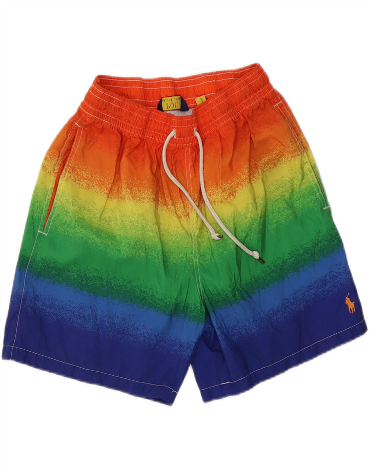 Polo Ralph Lauren Mens Swimming Shorts Medium Multicoloured Tie Dye