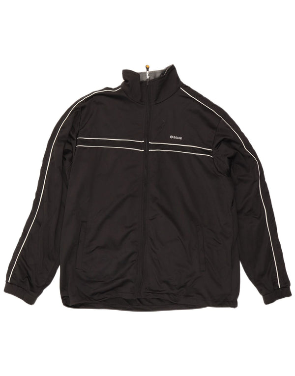 Brugi Mens Tracksuit Top Jacket XL Black Polyester