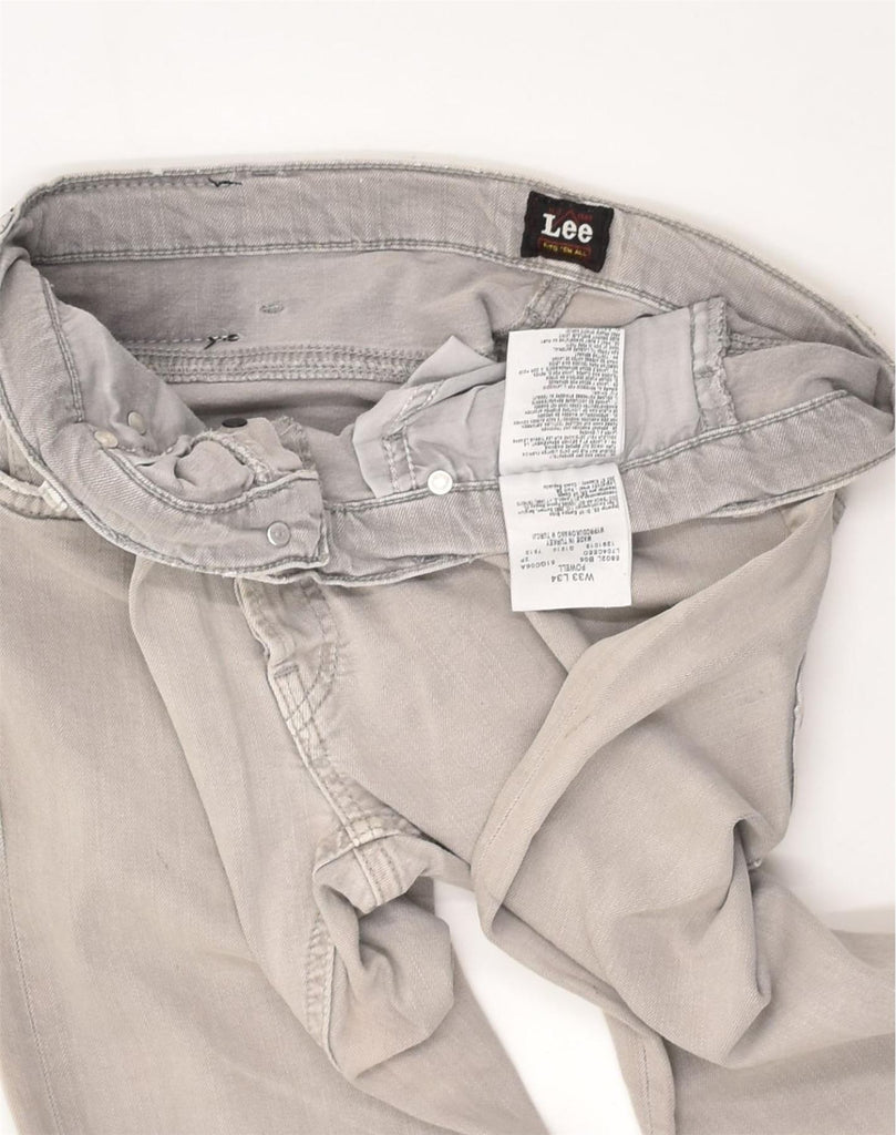 LEE Mens Slim Jeans W33 L34  Grey Cotton | Vintage Lee | Thrift | Second-Hand Lee | Used Clothing | Messina Hembry 