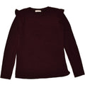 OASIS Womens Crew Neck Jumper Sweater UK 12 Medium Burgundy Viscose | Vintage Oasis | Thrift | Second-Hand Oasis | Used Clothing | Messina Hembry 
